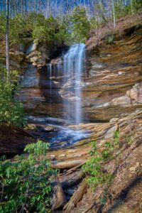 moore cove waterfall in pisgah national forest near brevard nc smaller