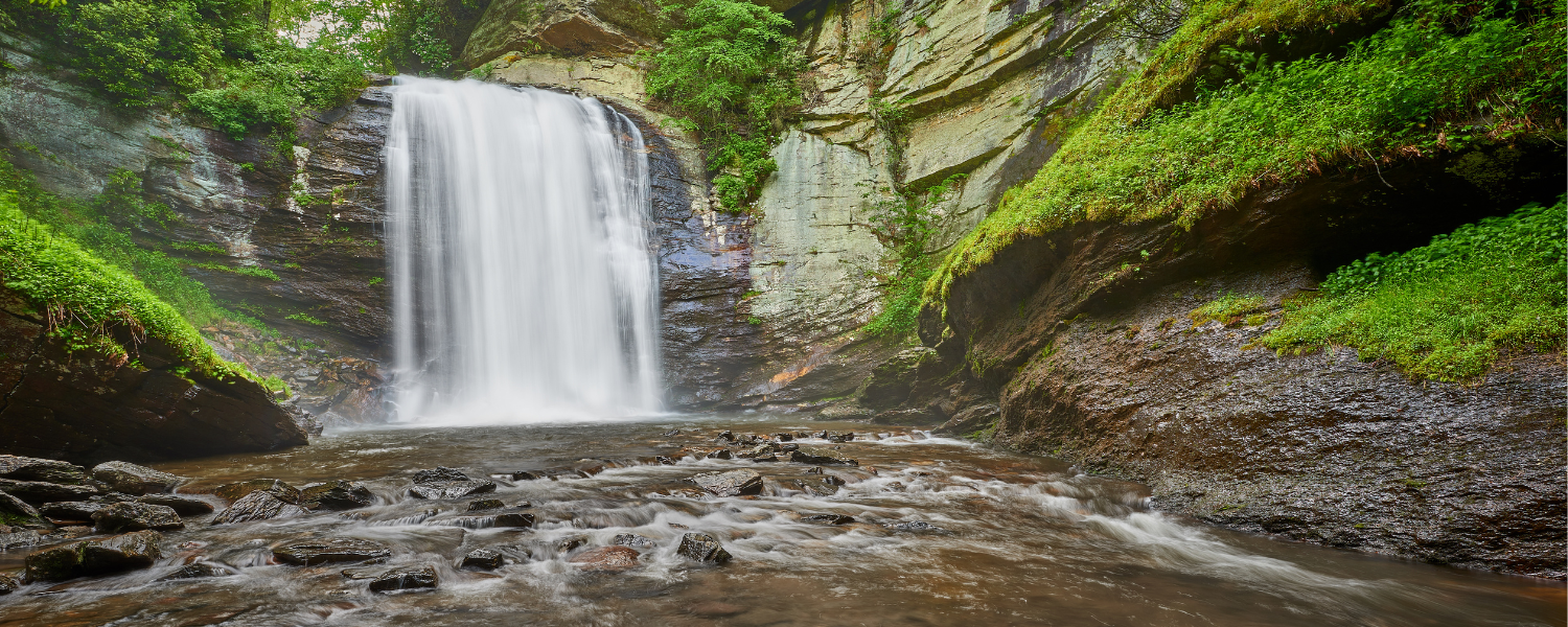 Waterfall in Brevard NC